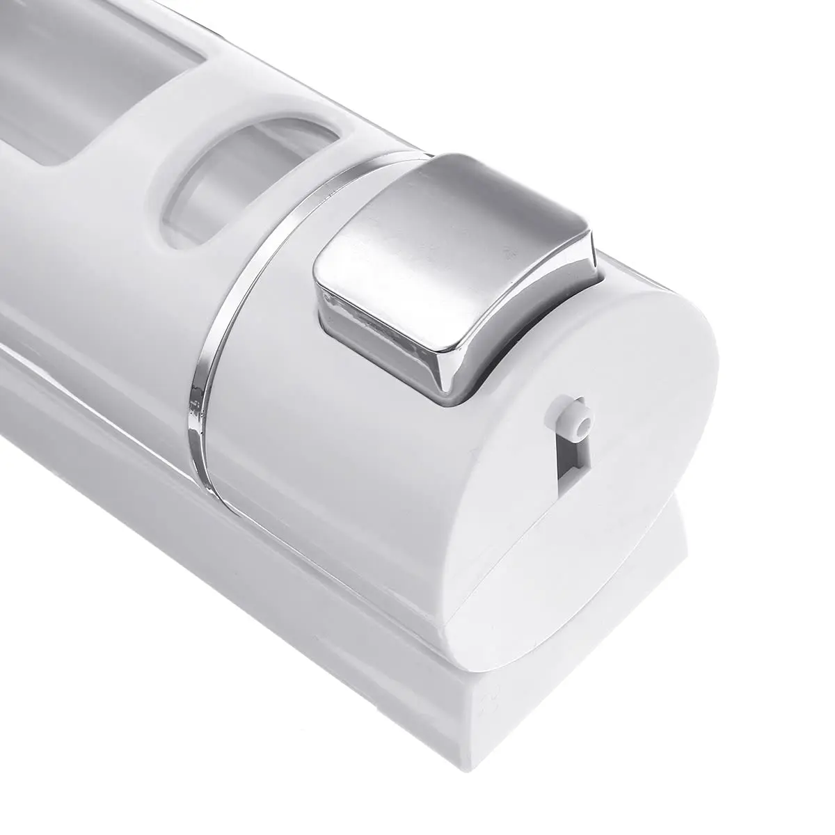 KITSCH Abs Plastic Liquid Soap Dispenser 400 Ml White Wall Mount | Durable & Maintenance-Free - view 4