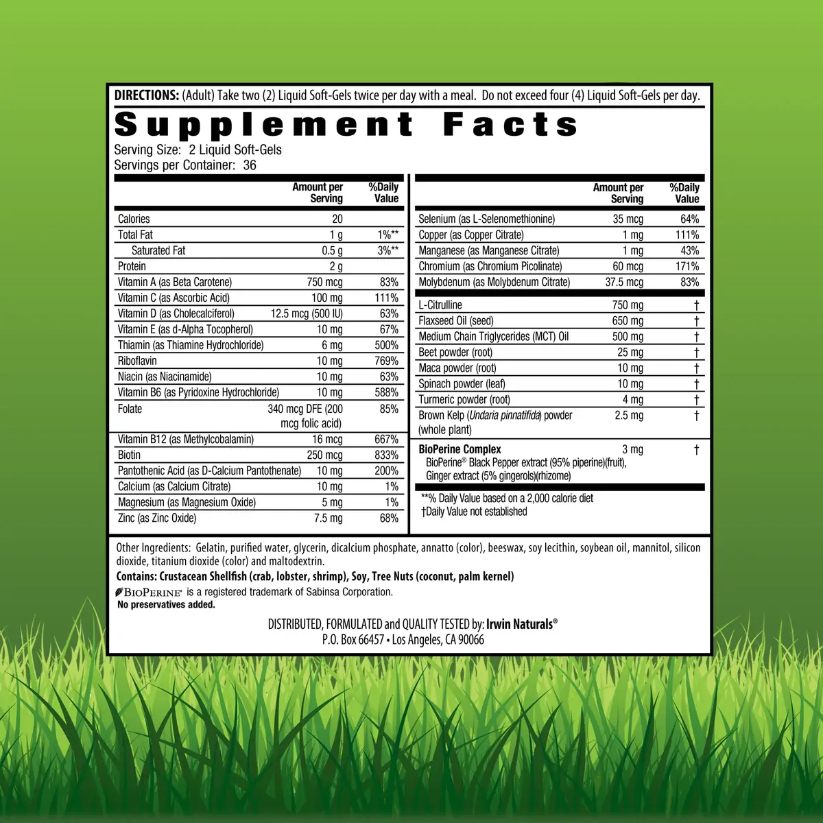 Irwin Naturals Quick Energy RED Active Lifestyle Multivitamin | Nitric Oxide Support & Botanicals - view 2