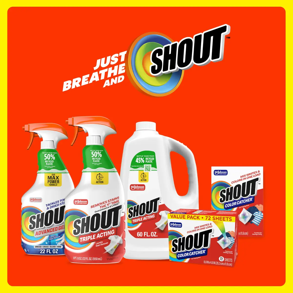 SHOUT Color Catchers Laundry Sheets 144 Count (72 Sheets x 2 Packs) | Prevents Color Runs & Maintains Original Clothing - view 9