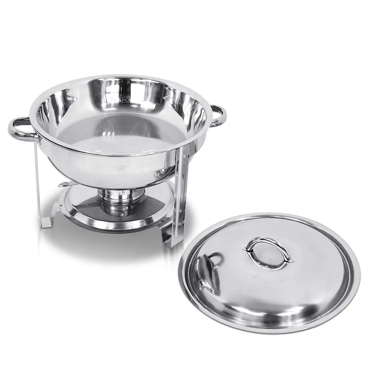 SUPER DEAL 5 Qt. Stainless Steel Chafing Dish Set | Durable Buffet Warmer for Catering & Events - view 6