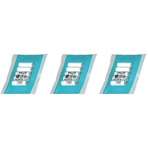 Pilot Mechanical Pencil Eraser Refill (HERFN-10), 15 pcs | Fine White Erasers for Precise Correction - view 2