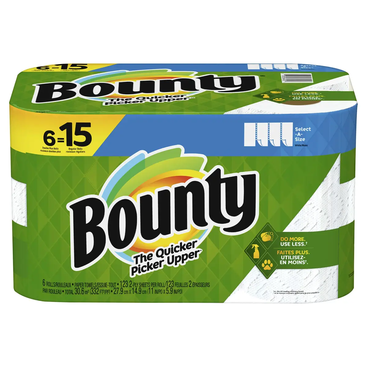 Bounty Select-A-Size Paper Towels Print - 6 Count - main product image