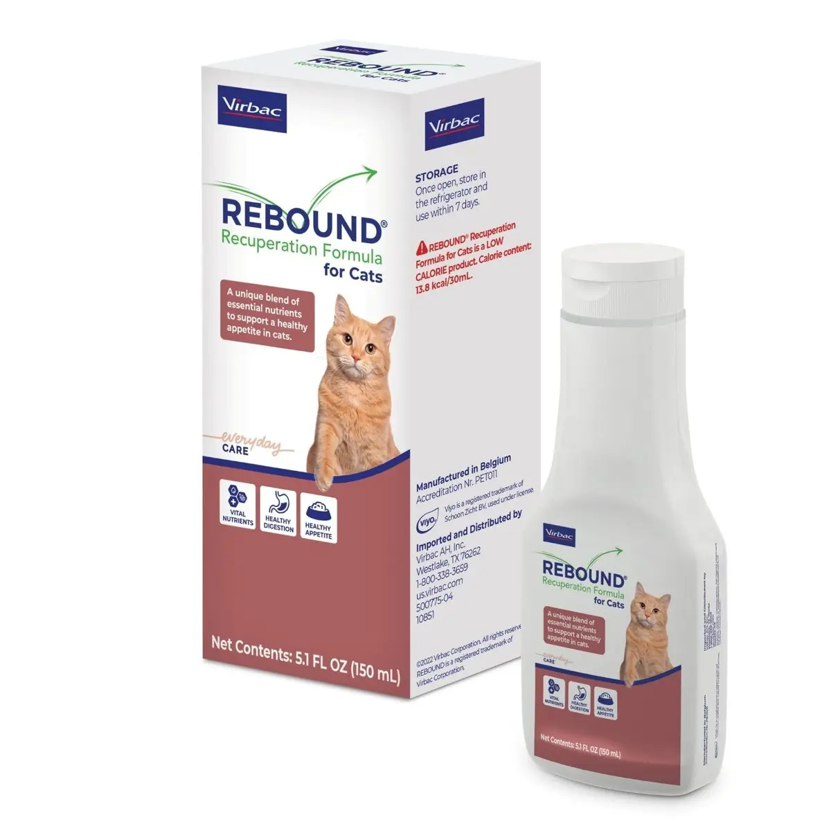 Virbac Rebound Recuperation Formula for Cats Hydration Support Liquid | 156 ml (5.1 Fl Oz) - view 3