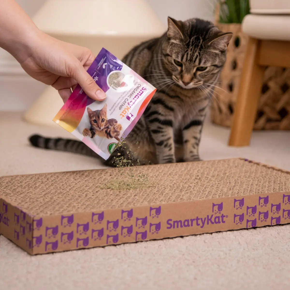 SmartyKat USDA Certified Organic Catnip 0.5 oz (14 g) | Potent Attractant for Play & Training - view 7
