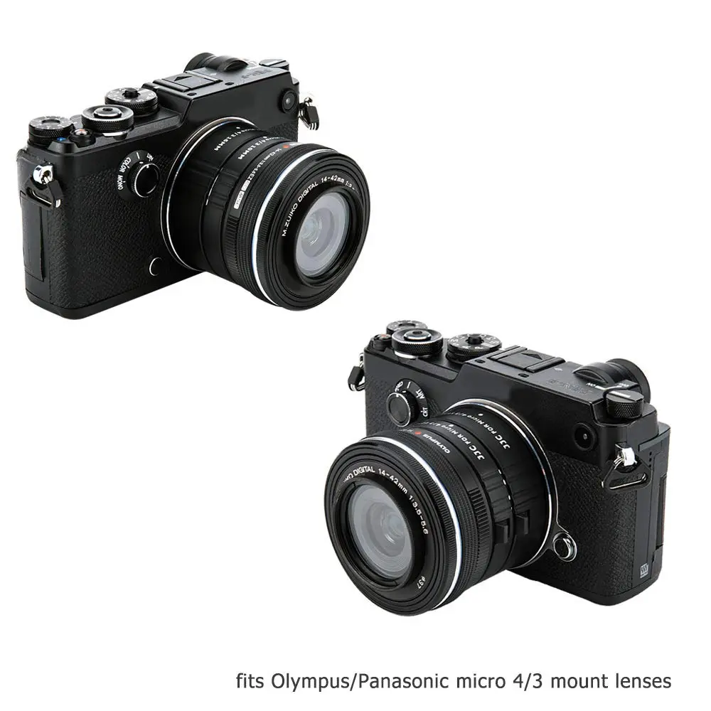 JJC Micro 4/3 Auto Focus Macro Extension Tube Set 10mm & 16mm | For Olympus Panasonic Cameras - view 6