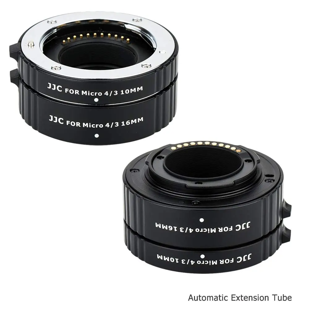 JJC Micro 4/3 Auto Focus Macro Extension Tube Set 10mm & 16mm | For Olympus Panasonic Cameras - view 2