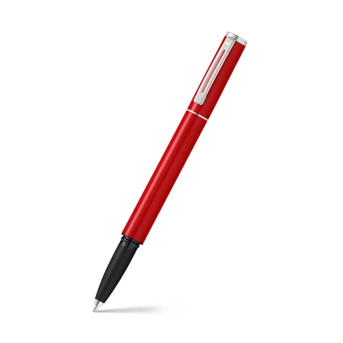 Sheaffer Pop Glossy Red Gel Rollerball Pen with Chrome Trim | Smooth Ink Flow - main product image