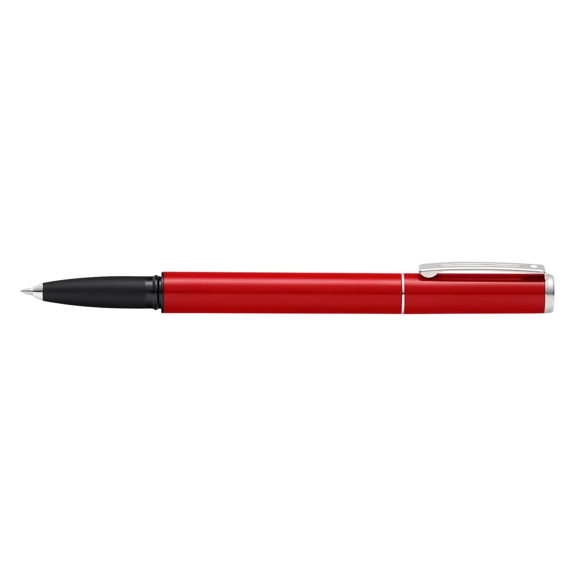 Sheaffer Pop Glossy Red Gel Rollerball Pen with Chrome Trim | Smooth Ink Flow - view 4