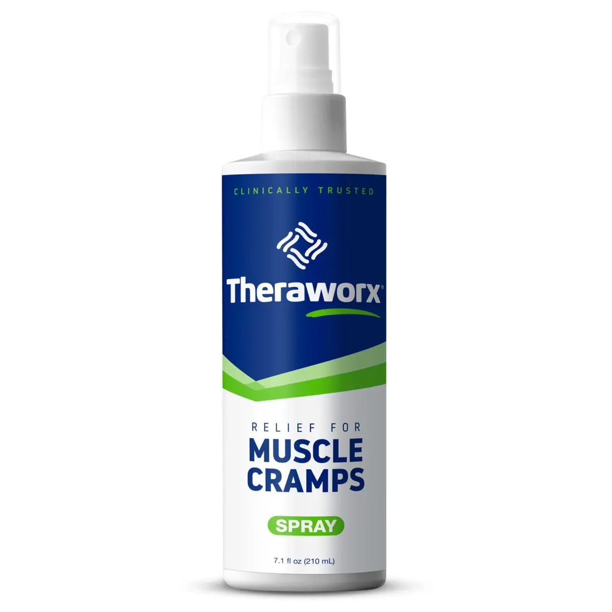 Theraworx Relief Muscle Cramp Spray 210ml (7.1 Fl Oz) | Clinically Trusted for Fast-Acting Relief - main product image