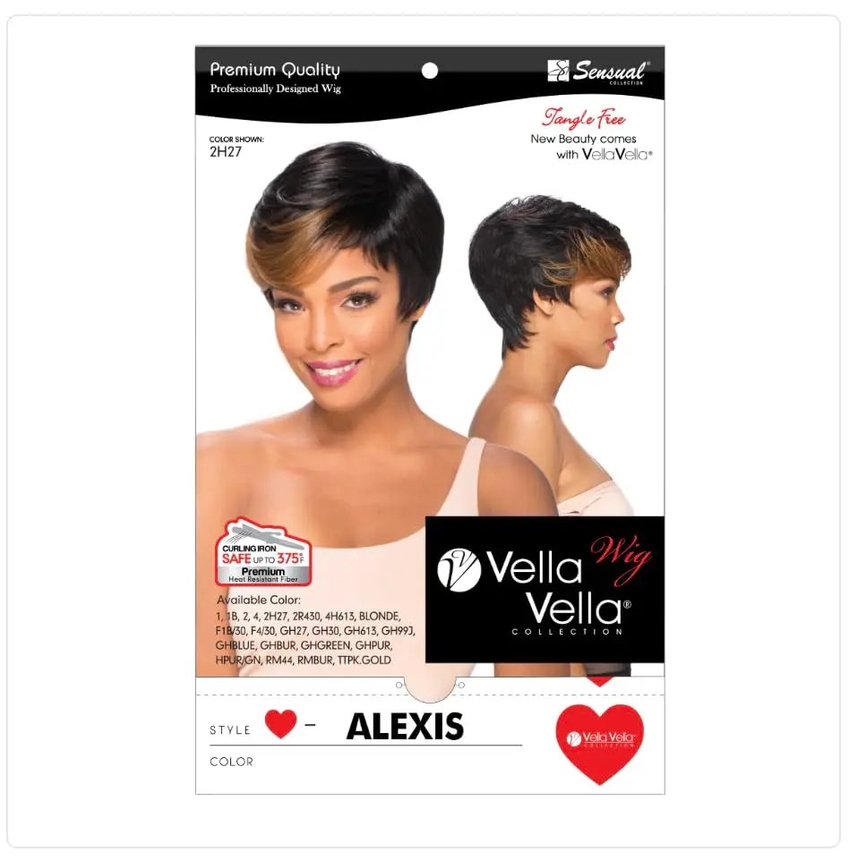 VELLA VELLA Sensual Full Wig - ALEXIS (RMBUR) | Natural Texture, Hand Tied Crown, 8.5" Length - view 9