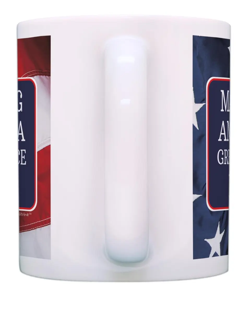 ThisWear Making America Great Since 1956 Flag 11oz Coffee Mug | Classic Ceramic Design, Microwave & Dishwasher Safe - view 5