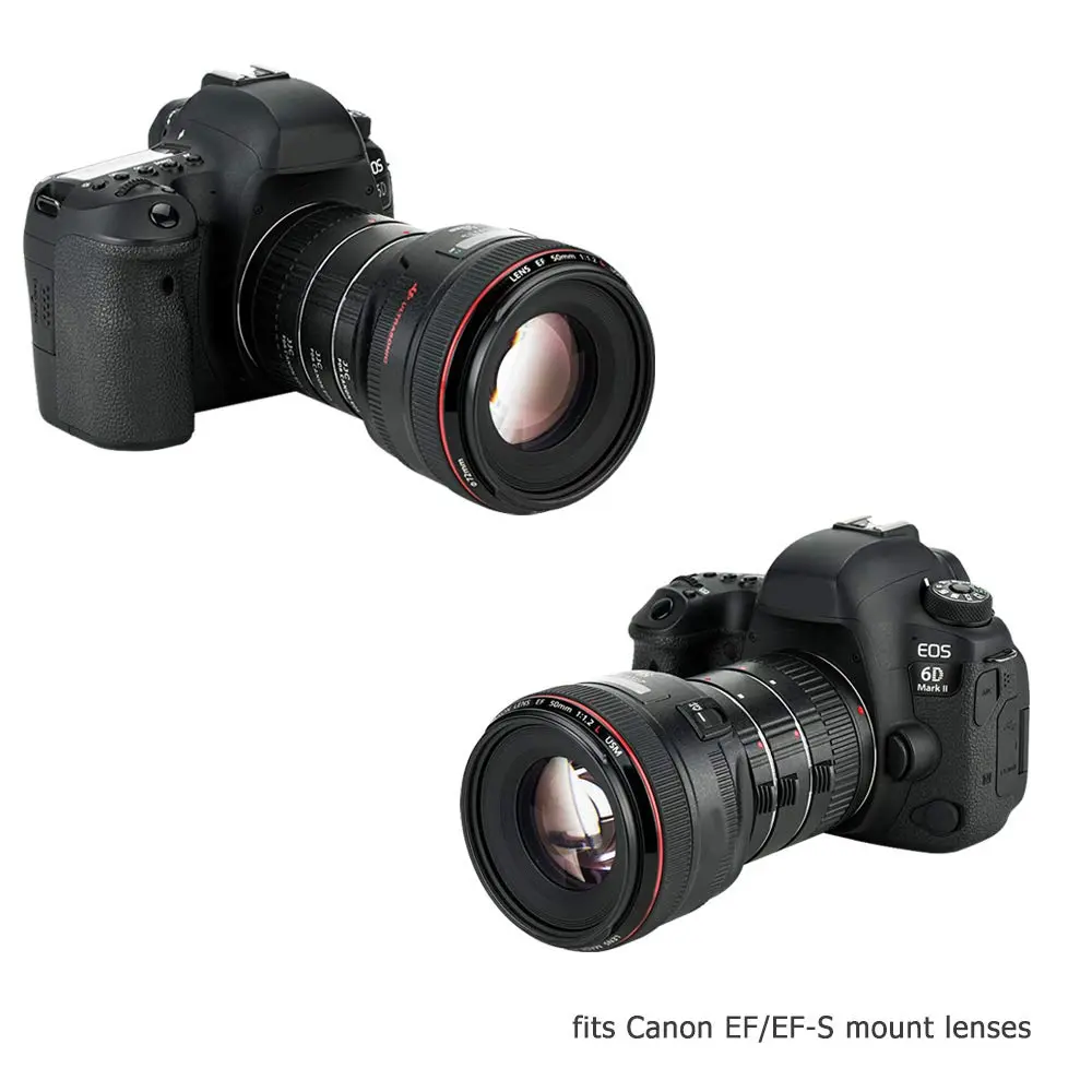JJC Auto Focus Macro Extension Tube Set for Canon EF/EF-S Mount Cameras & Lenses (12mm, 20mm, 36mm Tubes) | For Macro Photography - view 6