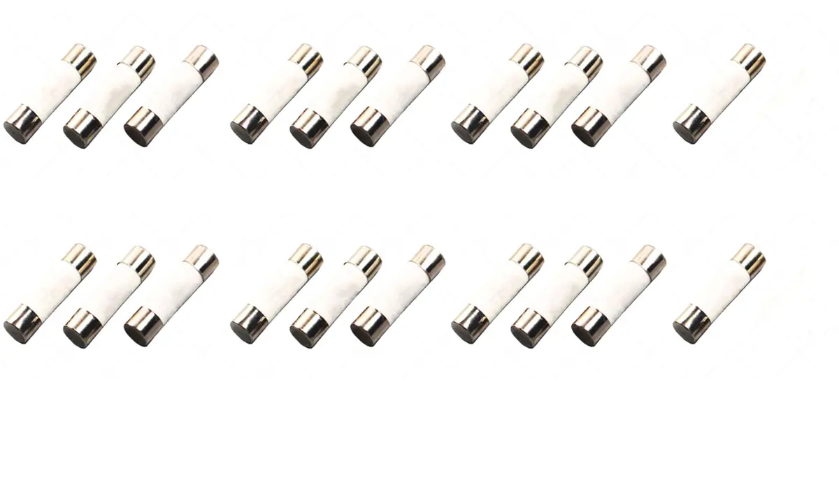 Vigor_Source T3.15A 250V Ceramic Fuse Cartridge 5x20mm | 20 Pack, Time Delay, 3.15A, 250V - view 4