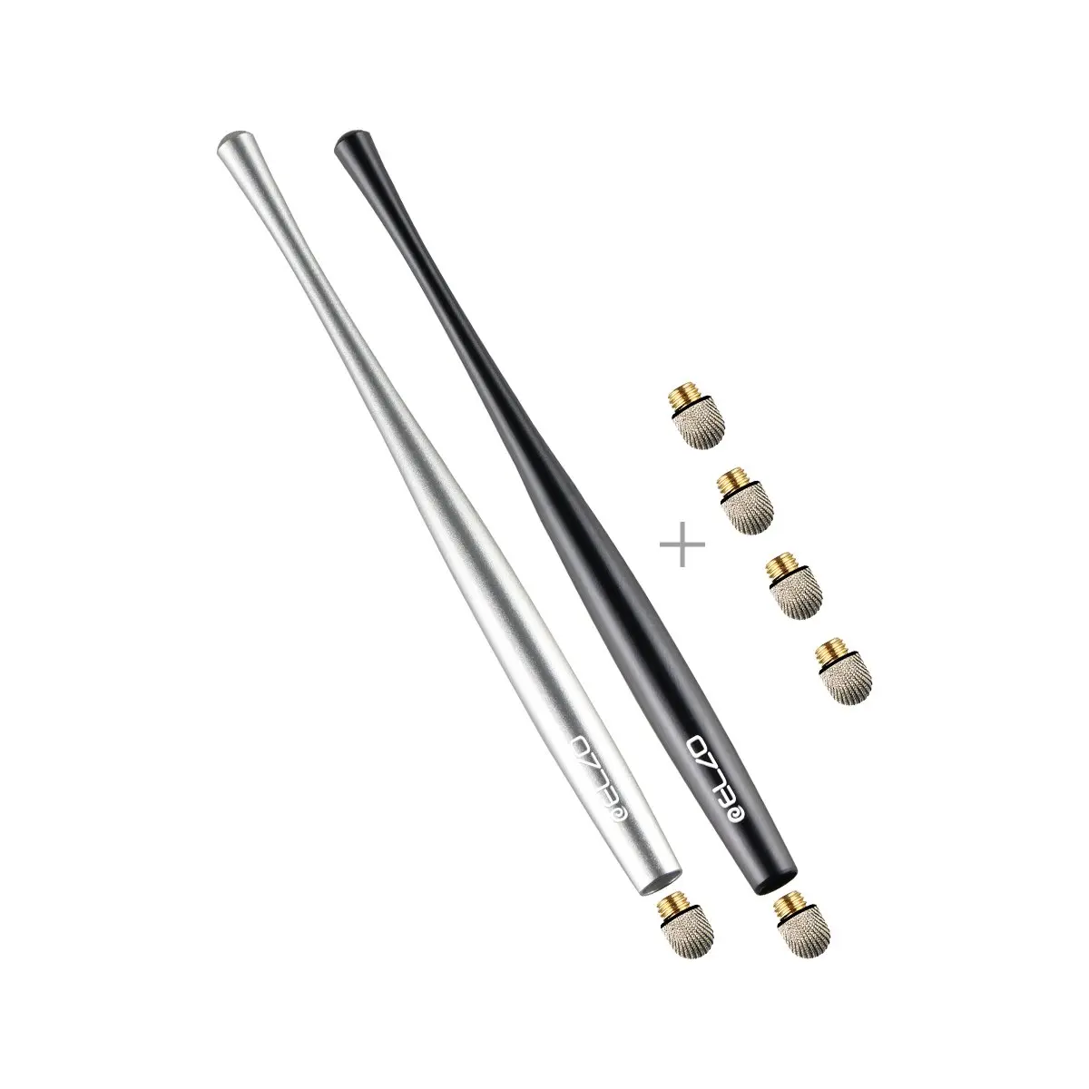 ELZO Stylus Pen Combo 2 Pack | Universal Capacitive Touch Screen with 4 Fiber Tips for Tablets & Phones - view 9