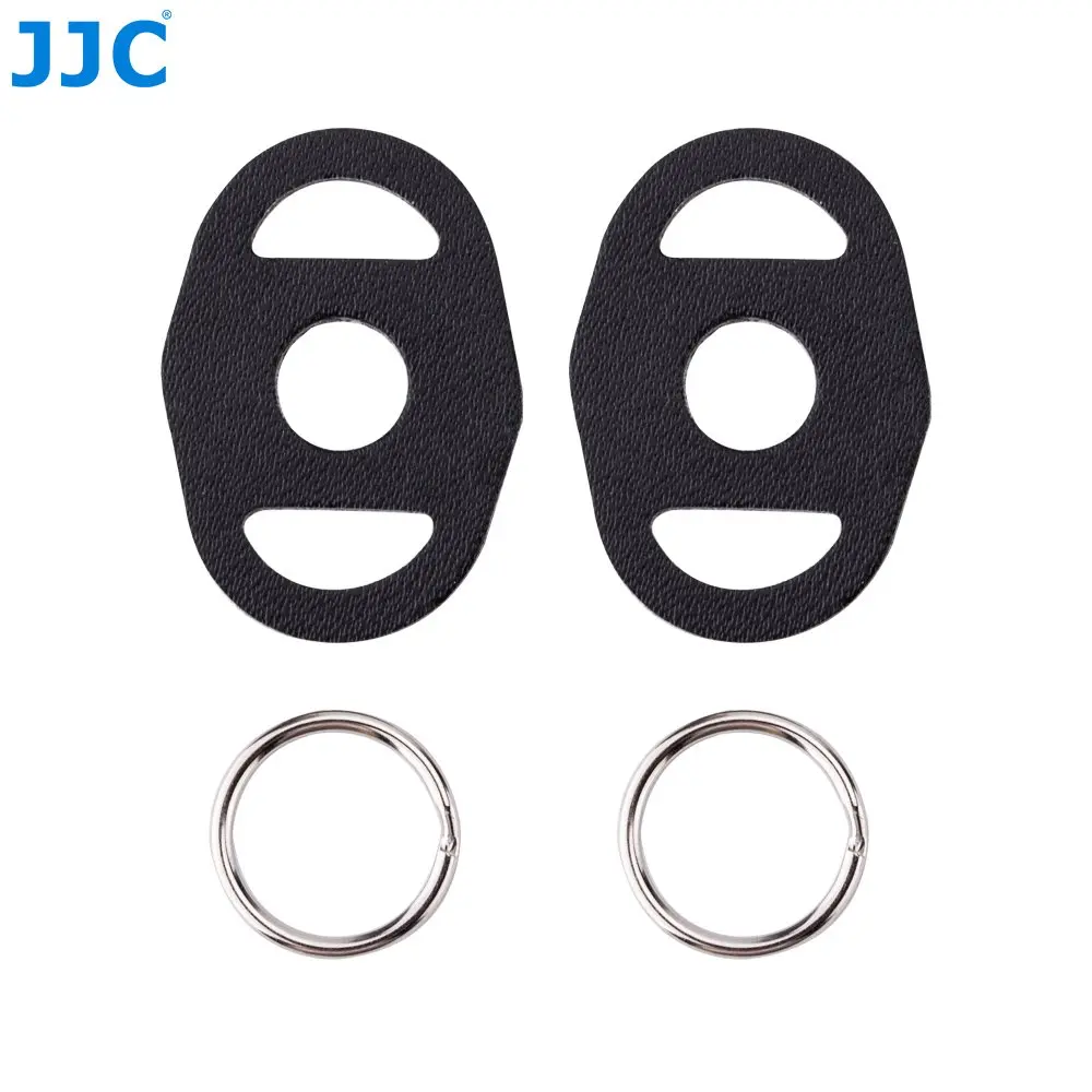 JJC Camera Strap Eyelet Lug Split O Ring Adapter & Leather Cover for Camera | Fits Most Straps ≤ 12mm Wide - view 8
