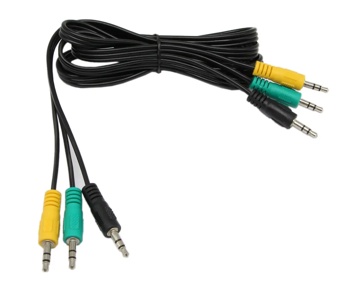 zdyCGTime 3.5mm Audio Cable 3 to 3.5mm Jack Male to Male Stereo Audio AUX Cable Cord 6ft - view 2