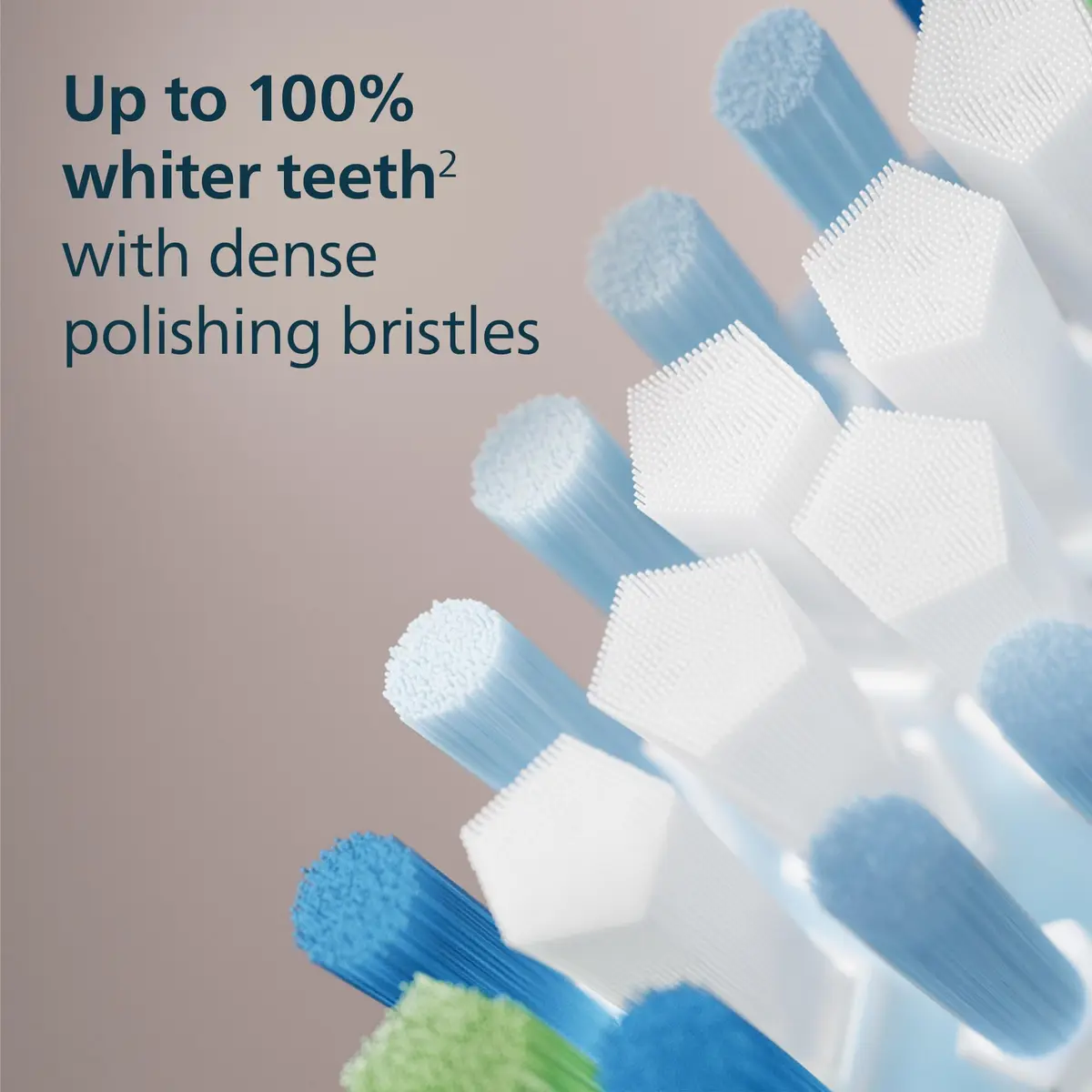 Philips Sonicare C3 Two-in-One Replacement Toothbrush Heads Black 2 Count | Deep Clean & Stain Removal - view 5