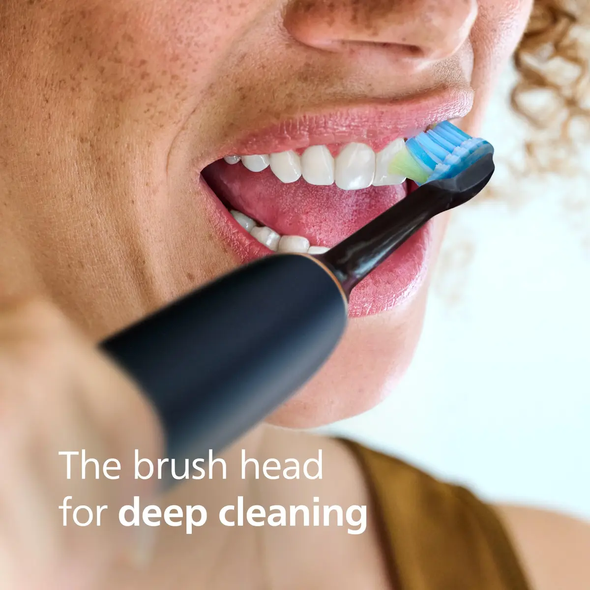 Philips Sonicare C3 Two-in-One Replacement Toothbrush Heads Black 2 Count | Deep Clean & Stain Removal - view 3