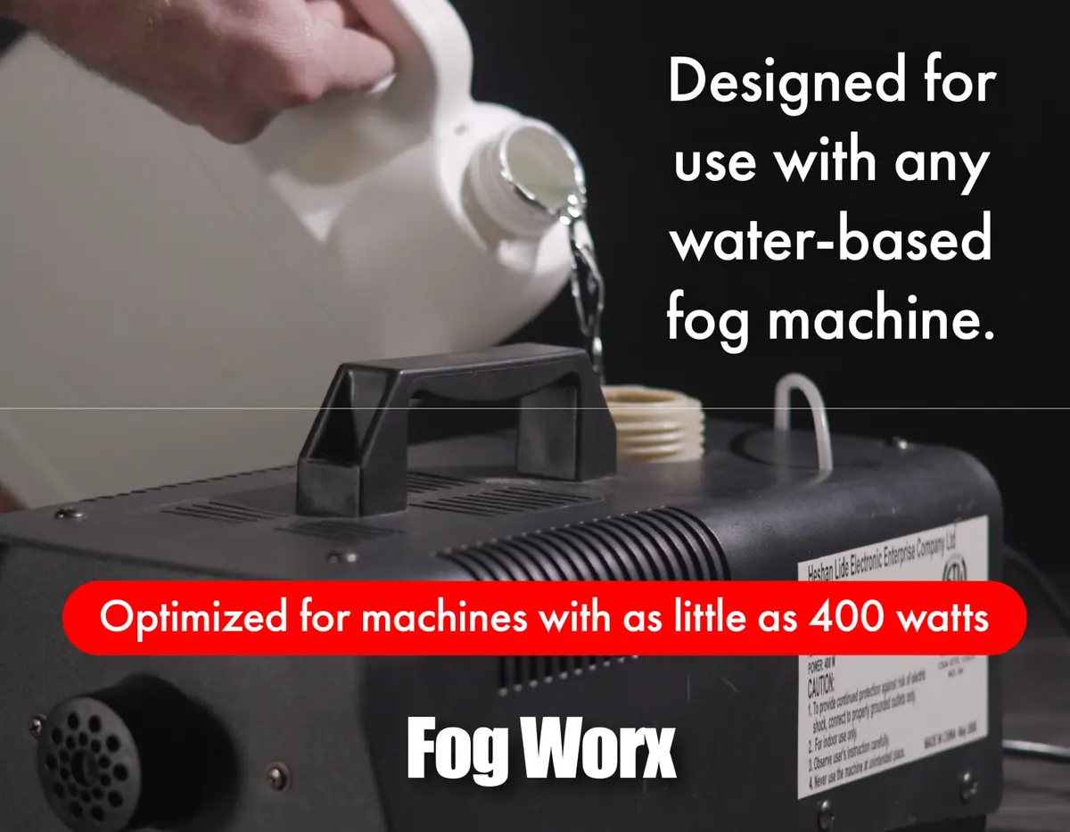 Fog Worx Fog Juice 1.89 L (64 oz) | Premium Water-Based Fog Machine Fluid for Medium Density Fog — Quart - view 4