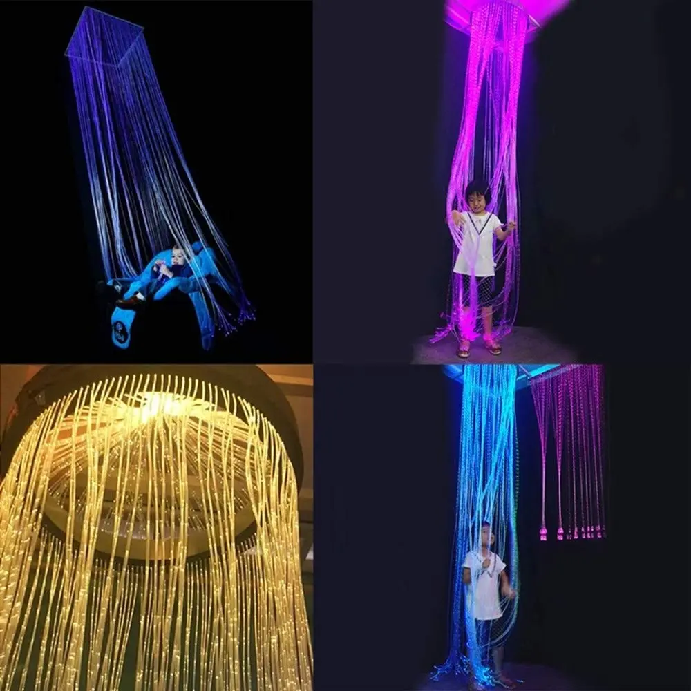 AMKI 16W Bluetooth Fiber Optic Curtain Light Kit 3m (9.8ft) 300pcs | RGBW Waterfall Effect Music Mode App/Remote Control - view 8