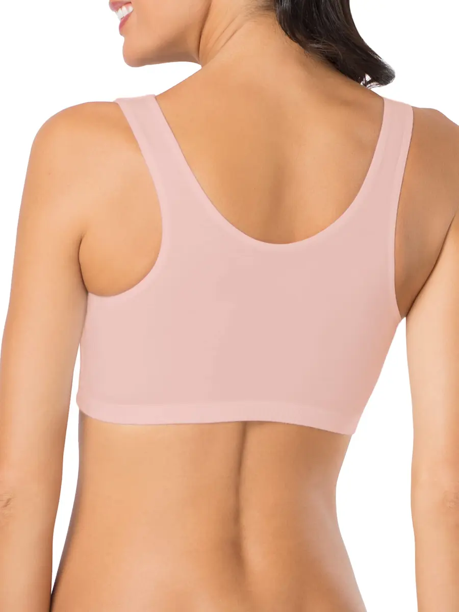 Fruit of the Loom Womens Built Up Tank Style Sports Bra | Cotton Support & Comfort (70-120 chars) - view 3
