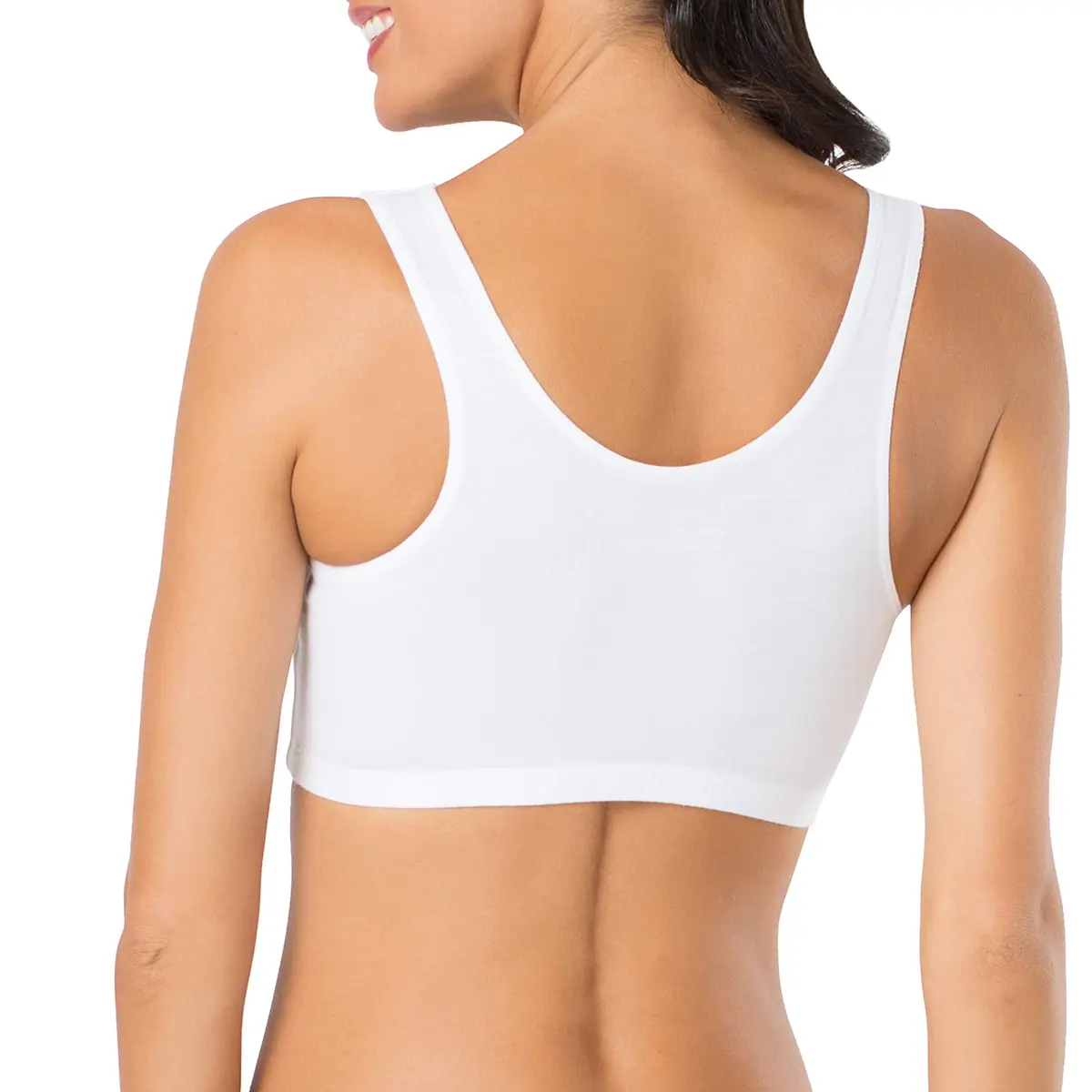 Fruit of the Loom Womens Built Up Tank Style Sports Bra | Cotton Support & Comfort (70-120 chars) - view 4