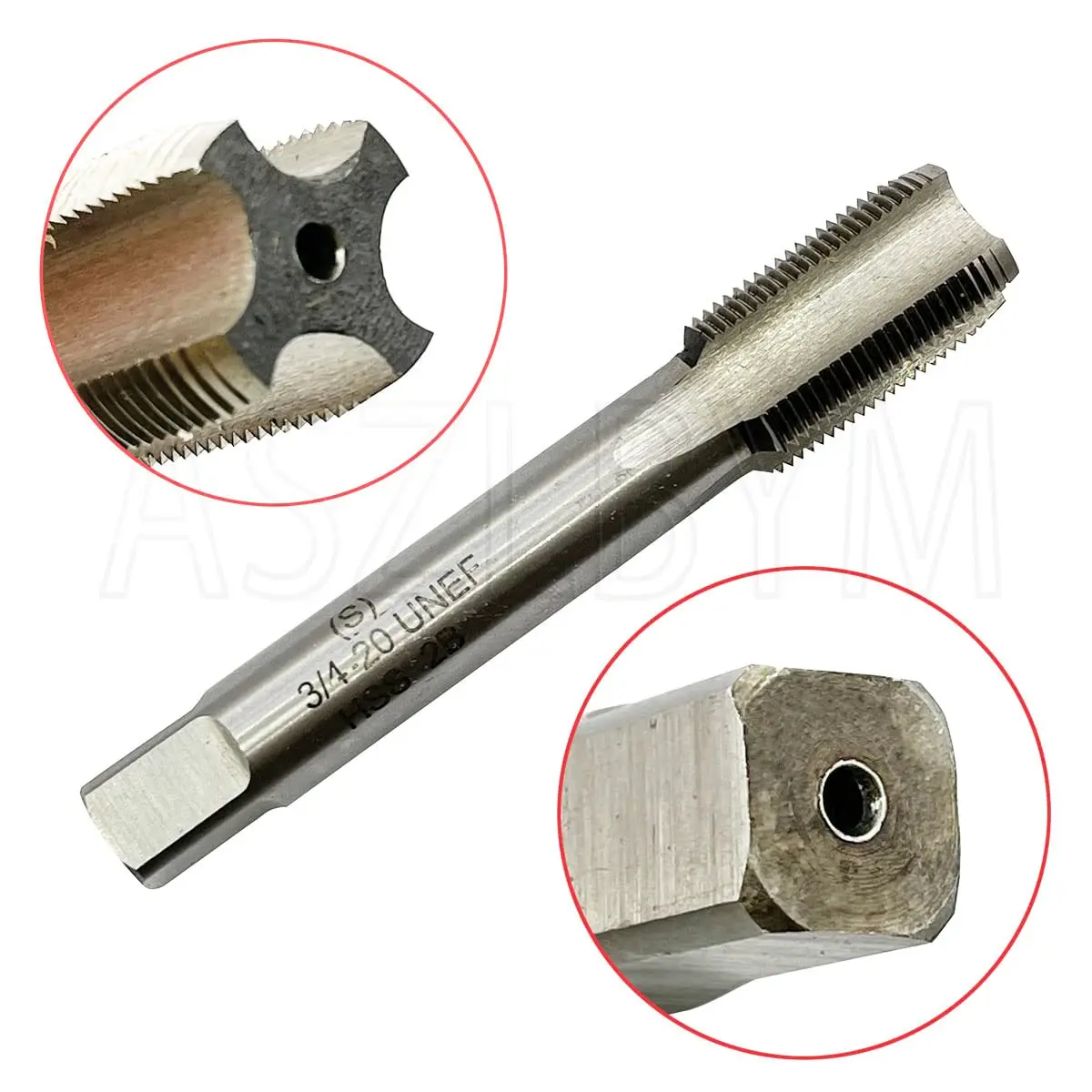 ASZLBYM 3/4-20 HSS Tap And Die Set | UNEF Machine Thread, Round Die, Right Hand, 3/4"-20 Thread (0.811 Fl Oz) - view 5