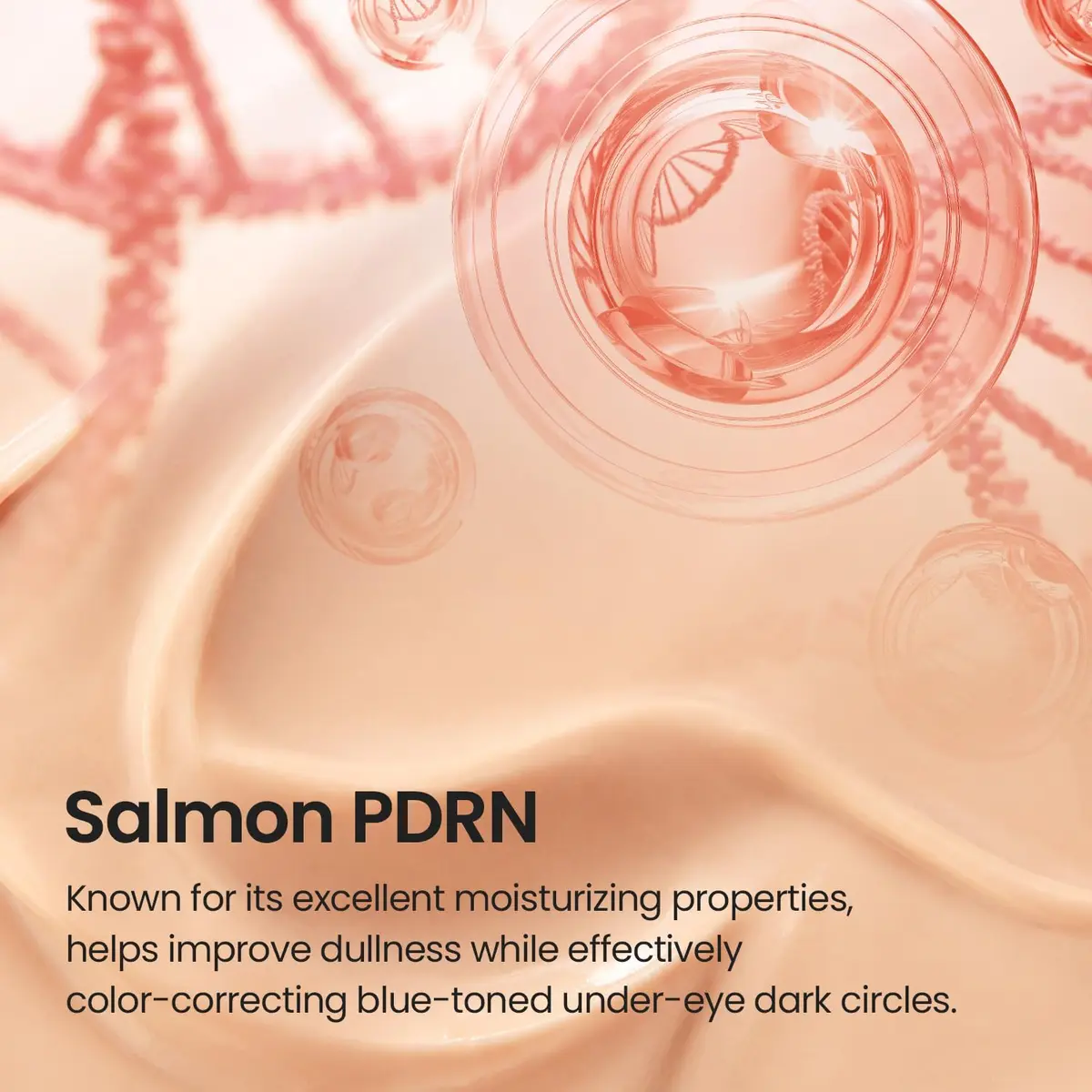 SKINFOOD Salmon PDRN Dark Circle Concealer Cream - 2 Beige, Full Coverage, 10 g | Brightens & Hides Dark Circles - view 6