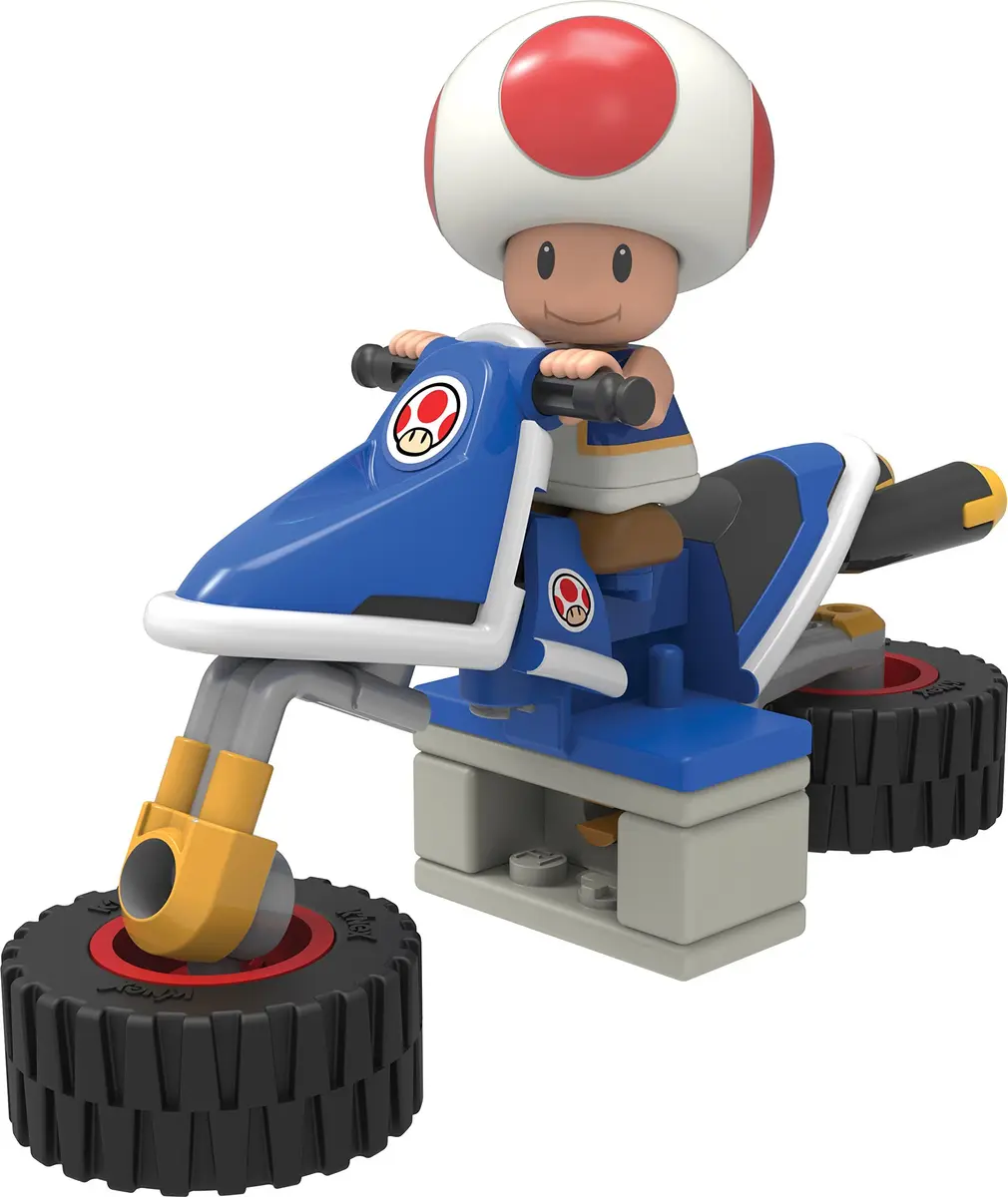 K'NEX Nintendo Mario Kart Toad Bike Building Set | Transforming Hover Bike for Kids 6+ - view 3
