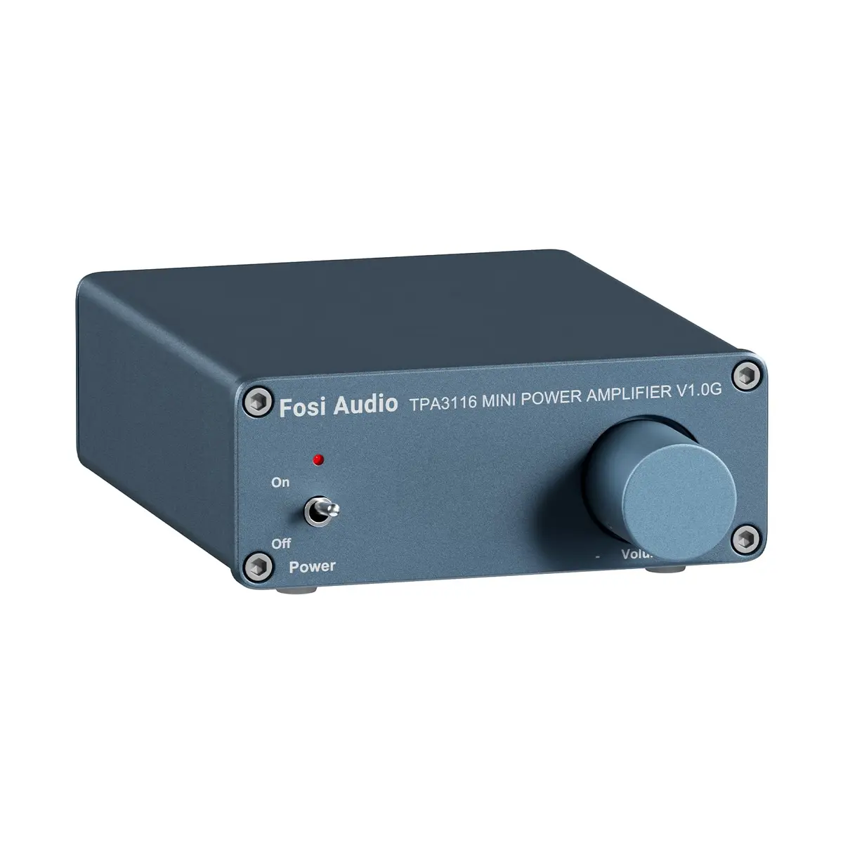 Fosi Audio V1.0G 2 Channel Class D Mini Stereo Amplifier 50W x 2 | Efficient Home & Professional Audio - main product image