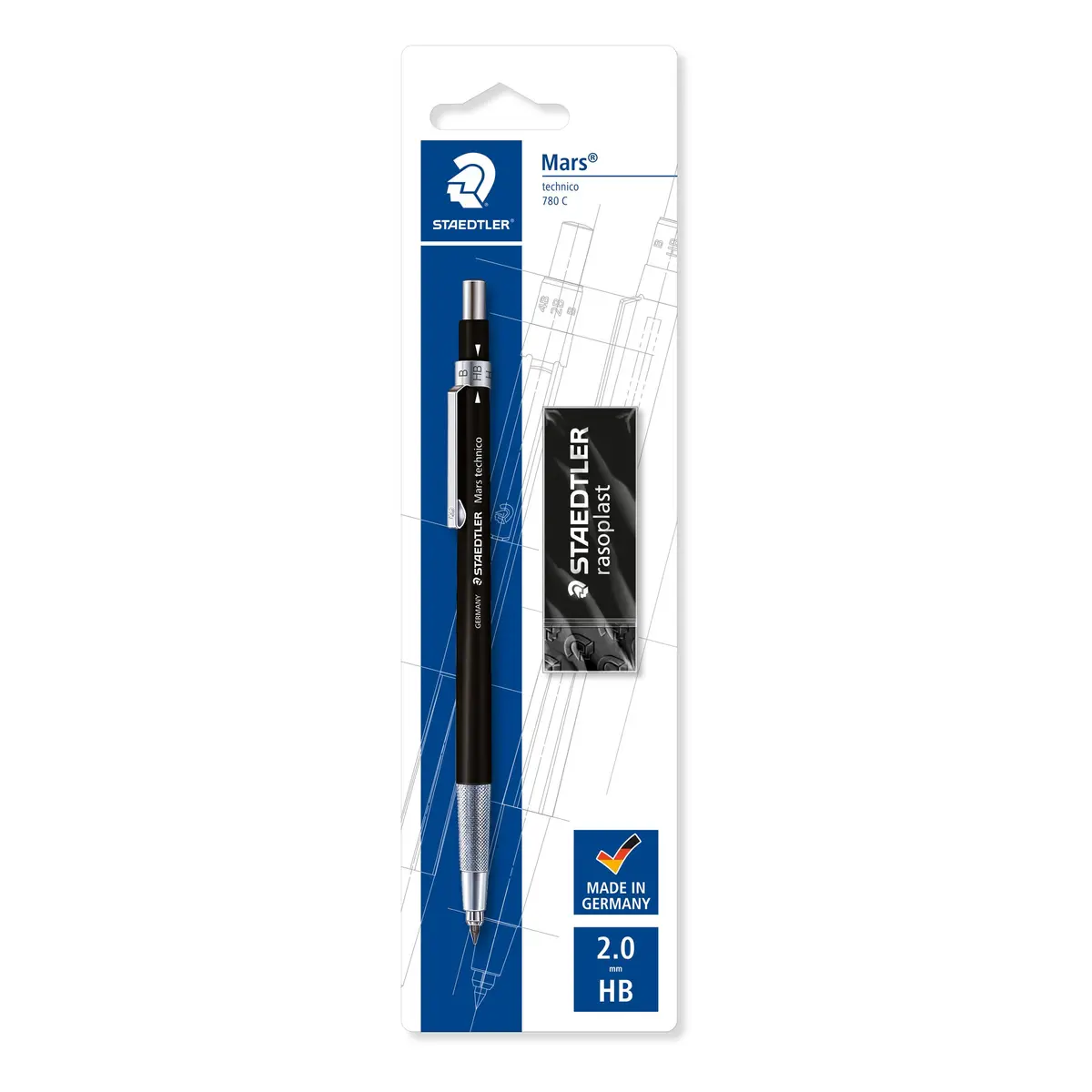 STAEDTLER Mars Technico Leadholder Clutch Pencil 2mm | Art & Writing Tool for Sketching & Drawing - main product image