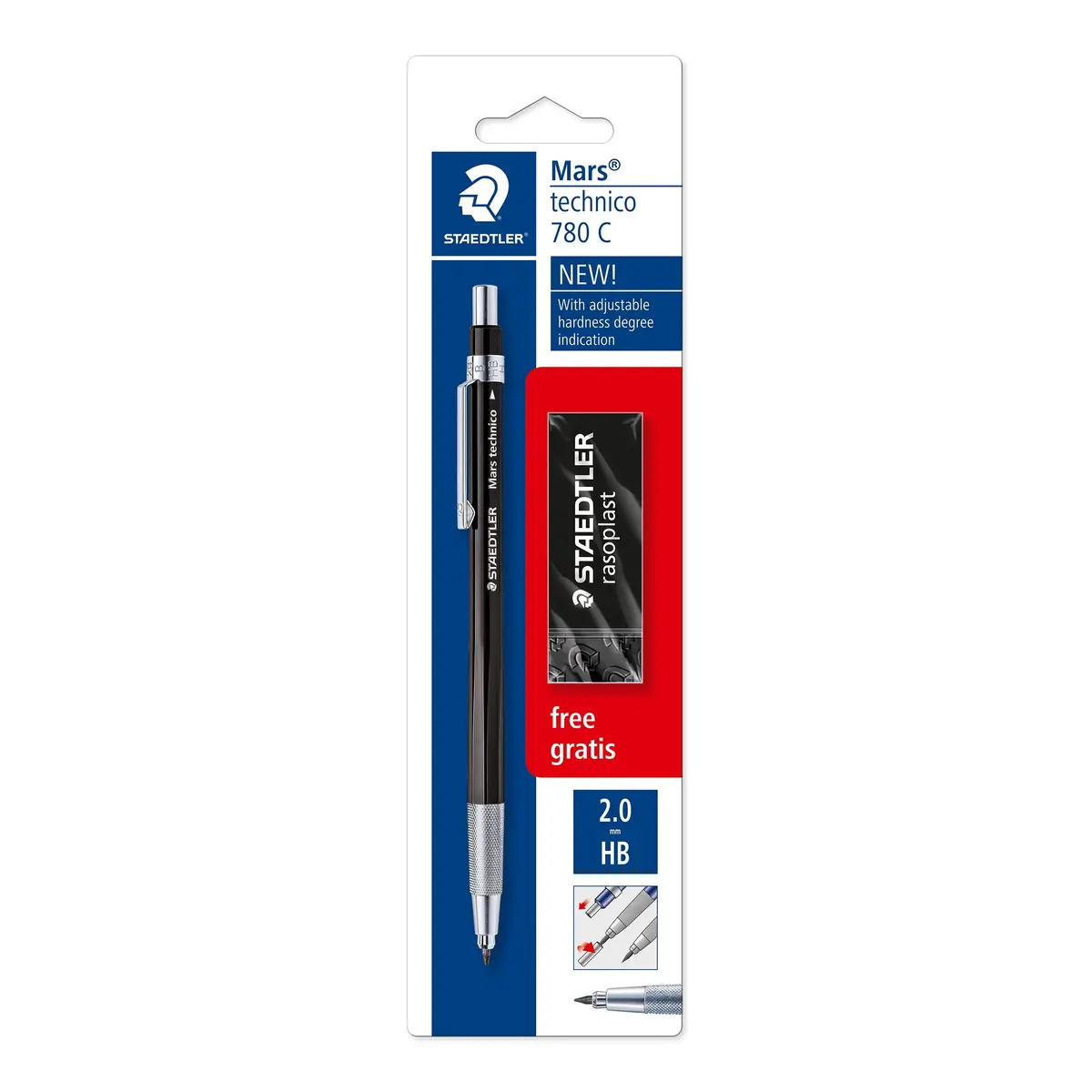 STAEDTLER Mars Technico Leadholder Clutch Pencil 2mm | Art & Writing Tool for Sketching & Drawing - view 3