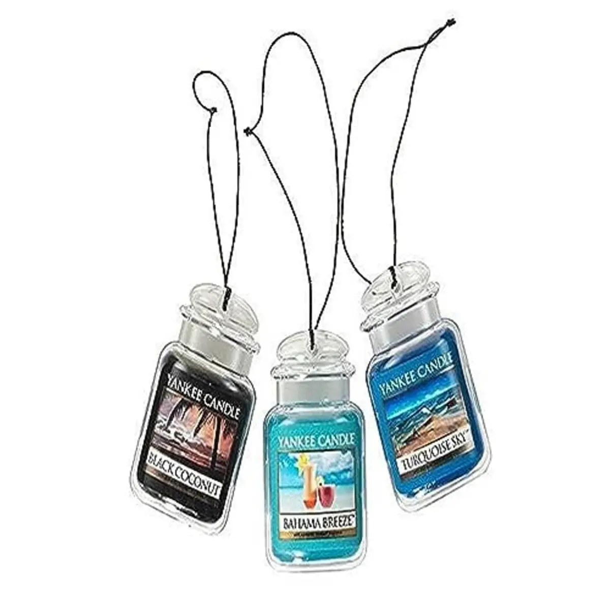 Yankee Candle Scented Car Air Freshener 3-Pack | Up to 30 Days Fragrance | Authentic USA Import - main product image