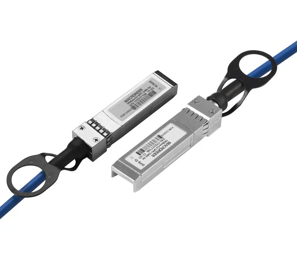 Macroreer SFP Cable, Copper DAC, 2m | Compatible with Cisco, Ubiquiti, D-Link, Mikrotik - view 4