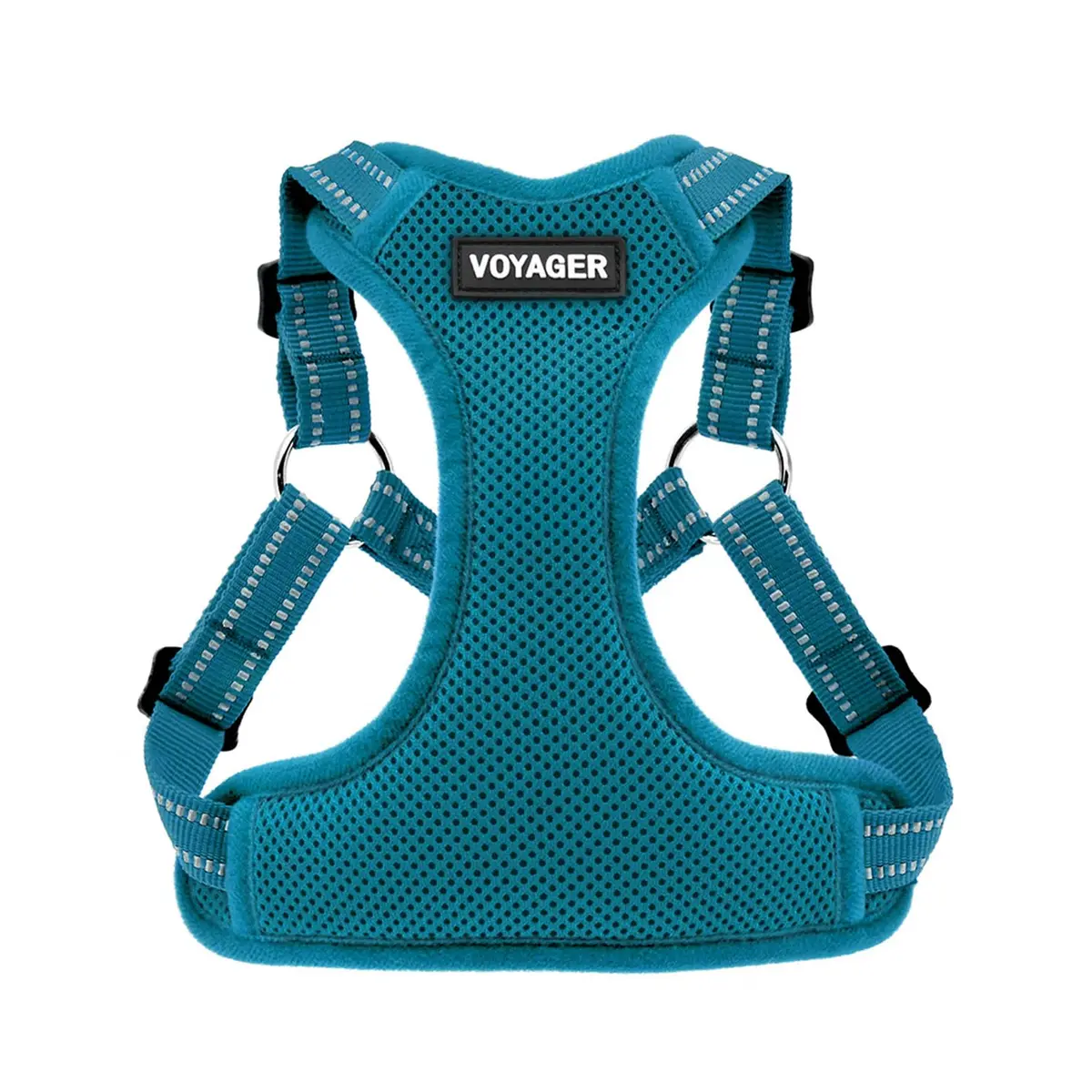 Best Pet Supplies Voyager Step-in Flex Dog Harness - Turquoise, Medium | Adjustable, Breathable & Reflective - main product image