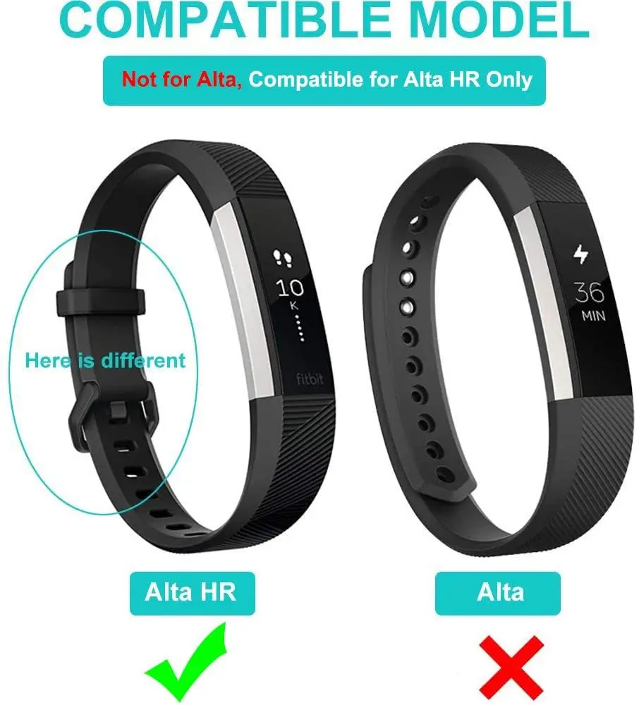 Kissmart 2-Pack Charger for Fitbit Alta HR Activity Tracker 1.8ft & 3.3ft | Fast & Safe Charging - view 2