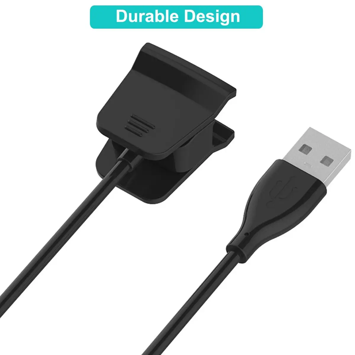 Kissmart 2-Pack Charger for Fitbit Alta HR Activity Tracker 1.8ft & 3.3ft | Fast & Safe Charging - view 4