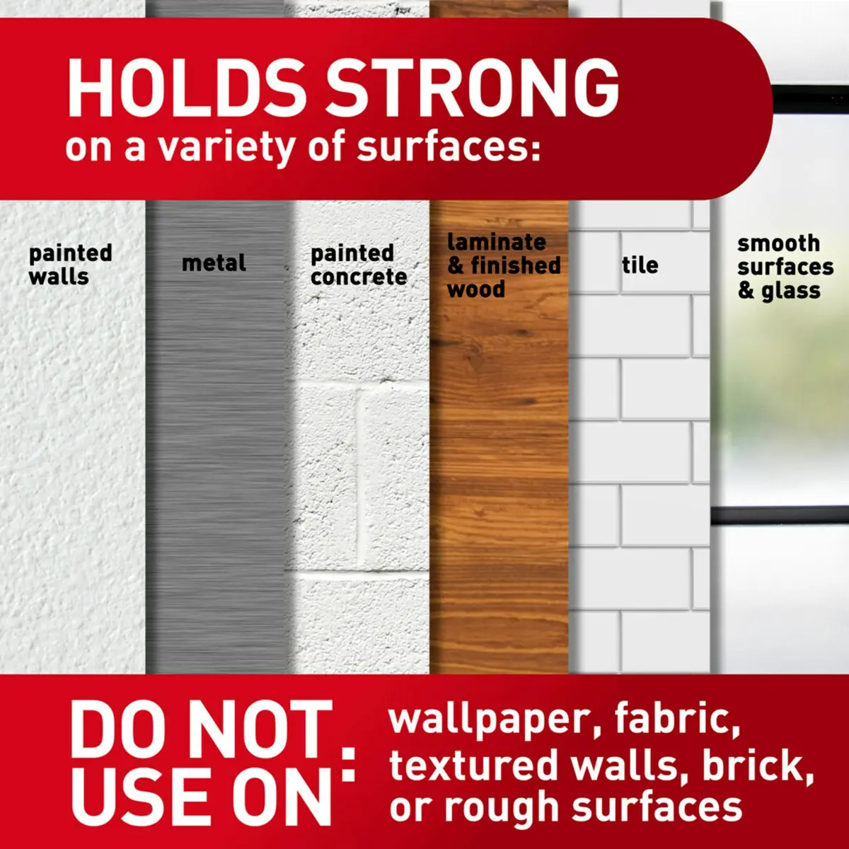 Command Poster Strips, 136 Strips | Damage-Free Wall Hanging for Posters & Signs - view 4