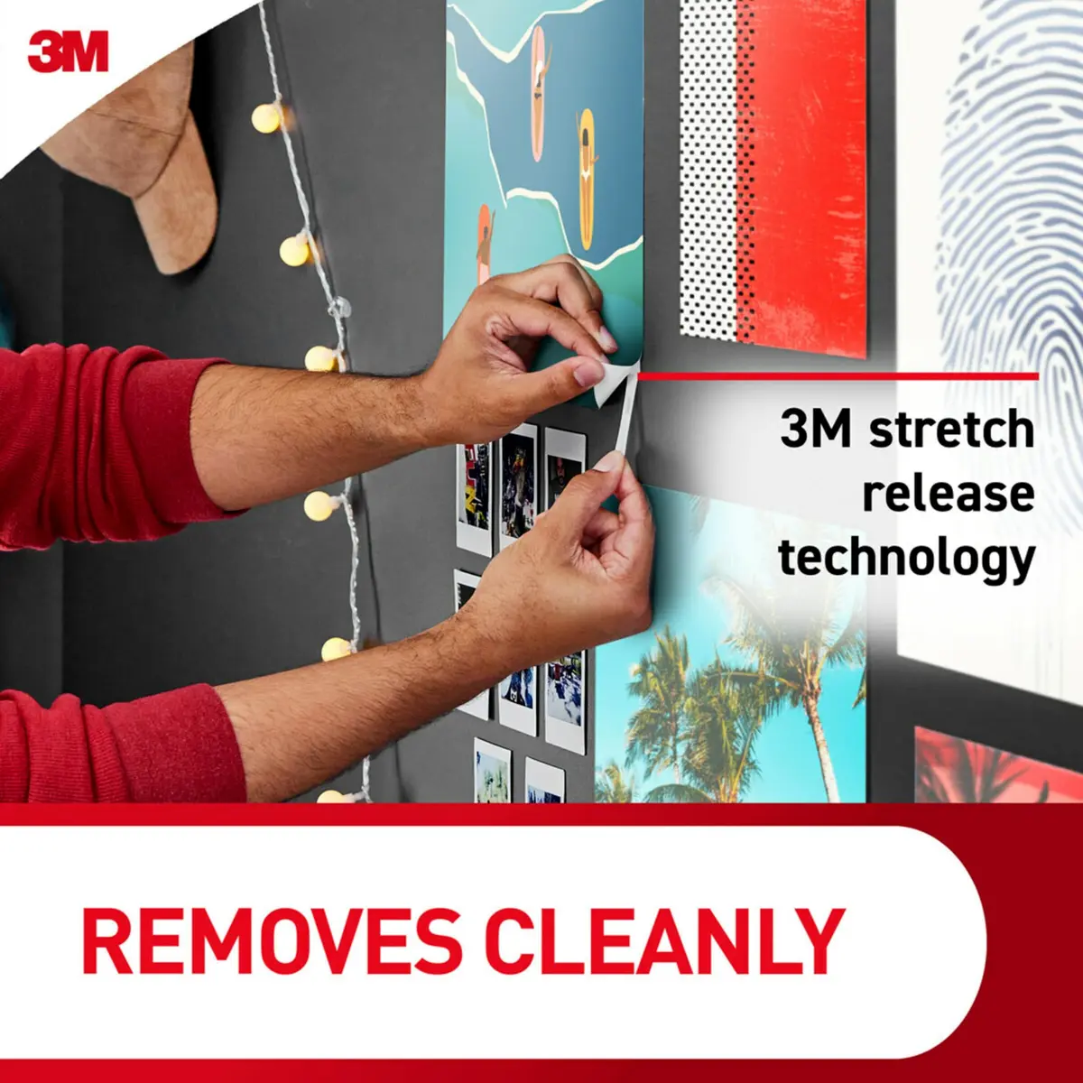 Command Poster Strips, 136 Strips | Damage-Free Wall Hanging for Posters & Signs - view 9