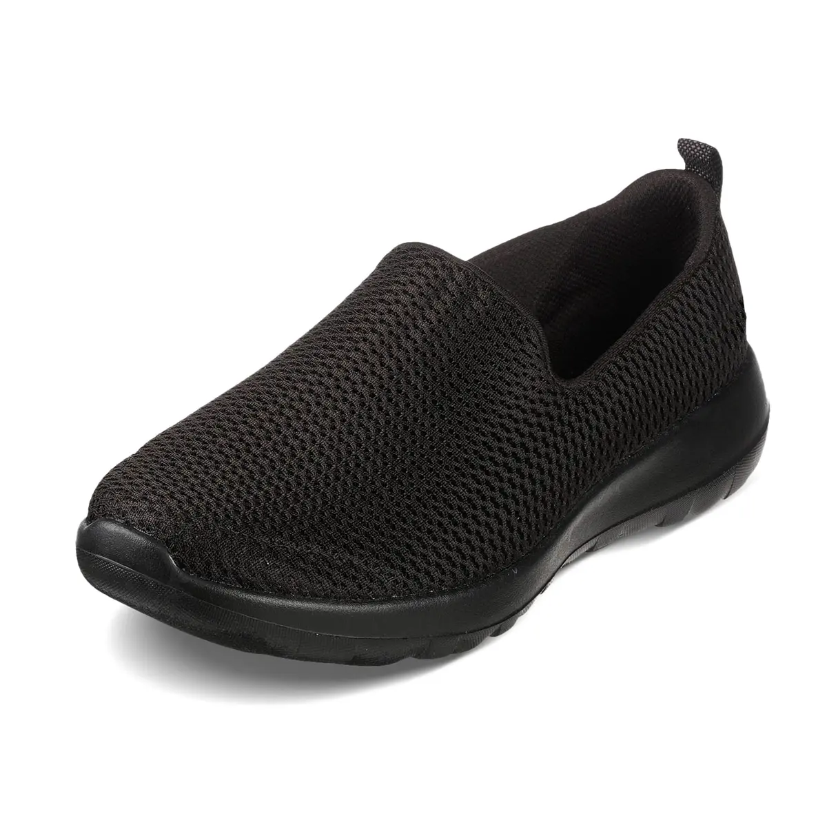 Skechers Women's Go Walk Joy Sneaker, Black, 10 Wide | All-Day Casual Comfort - main product image
