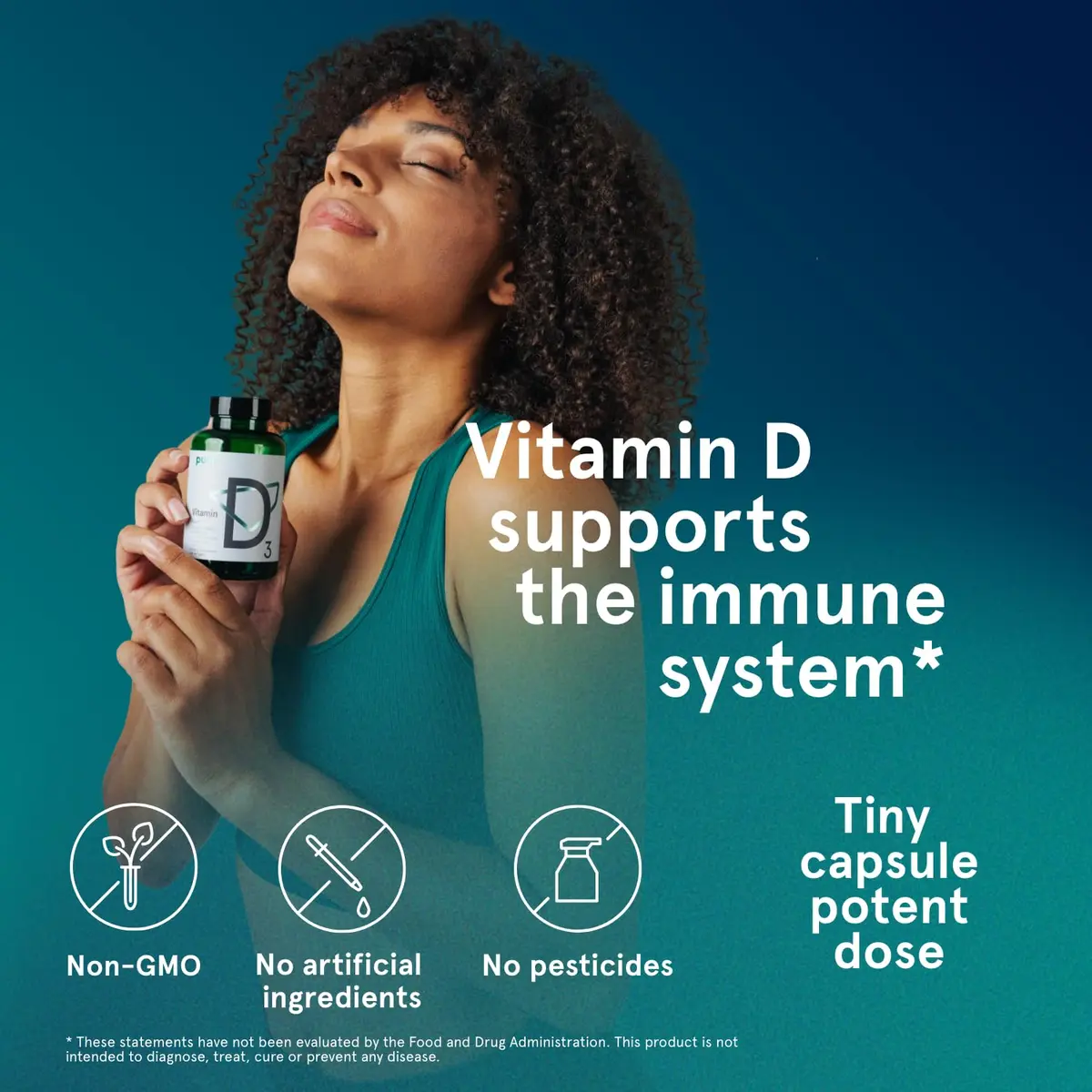 Puori Vitamin D3 Softgels for Adults 120 Count | Supports Bone & Immune Health - view 7