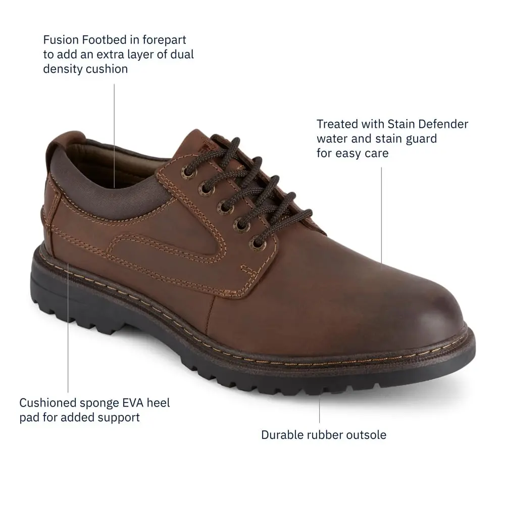 Dockers Warden Leather Oxford Shoe 10 M | Casual Men’s Leather Dress Shoe with Stain Defender - view 7