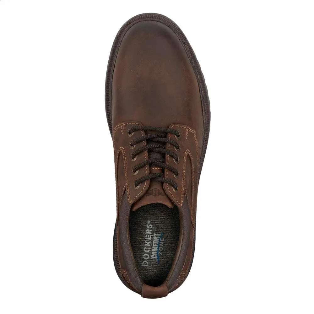 Dockers Warden Leather Oxford Shoe 10 M | Casual Men’s Leather Dress Shoe with Stain Defender - view 2