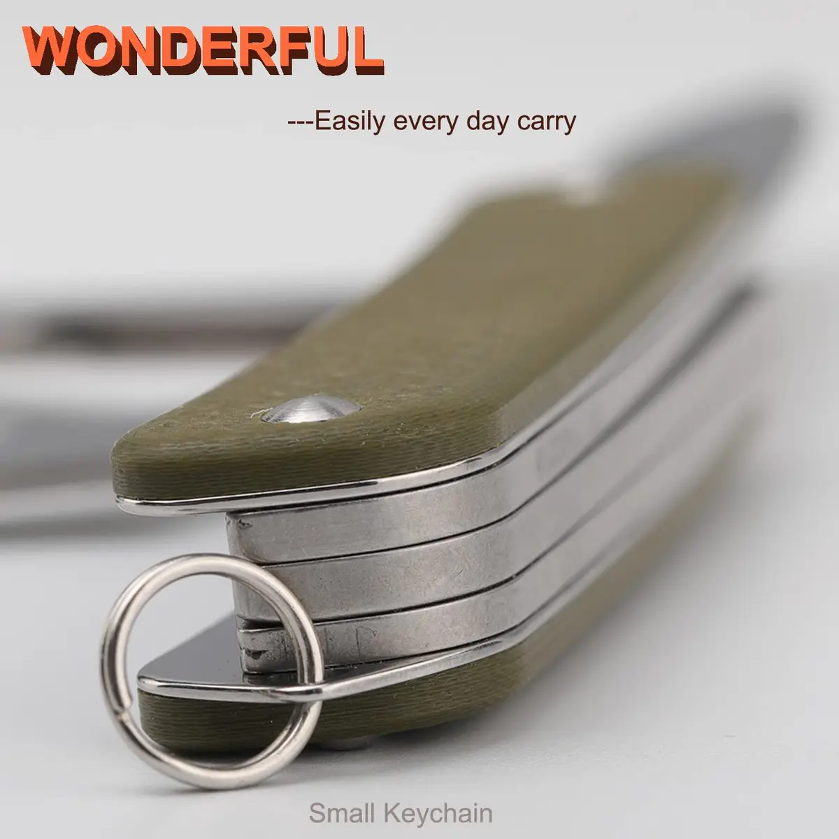 Ruike Small Keychain Knife for Men,Women Gifts,5 in1 Multitool, 12C27 Steel,Mini EDC Tactical Folding Pocket Knives Camping Key Tool,Multifunction,Scissors,Screwdriver,Bottle Opener,Cute Outdoor Gear | Compact & Multifunctional - view 6