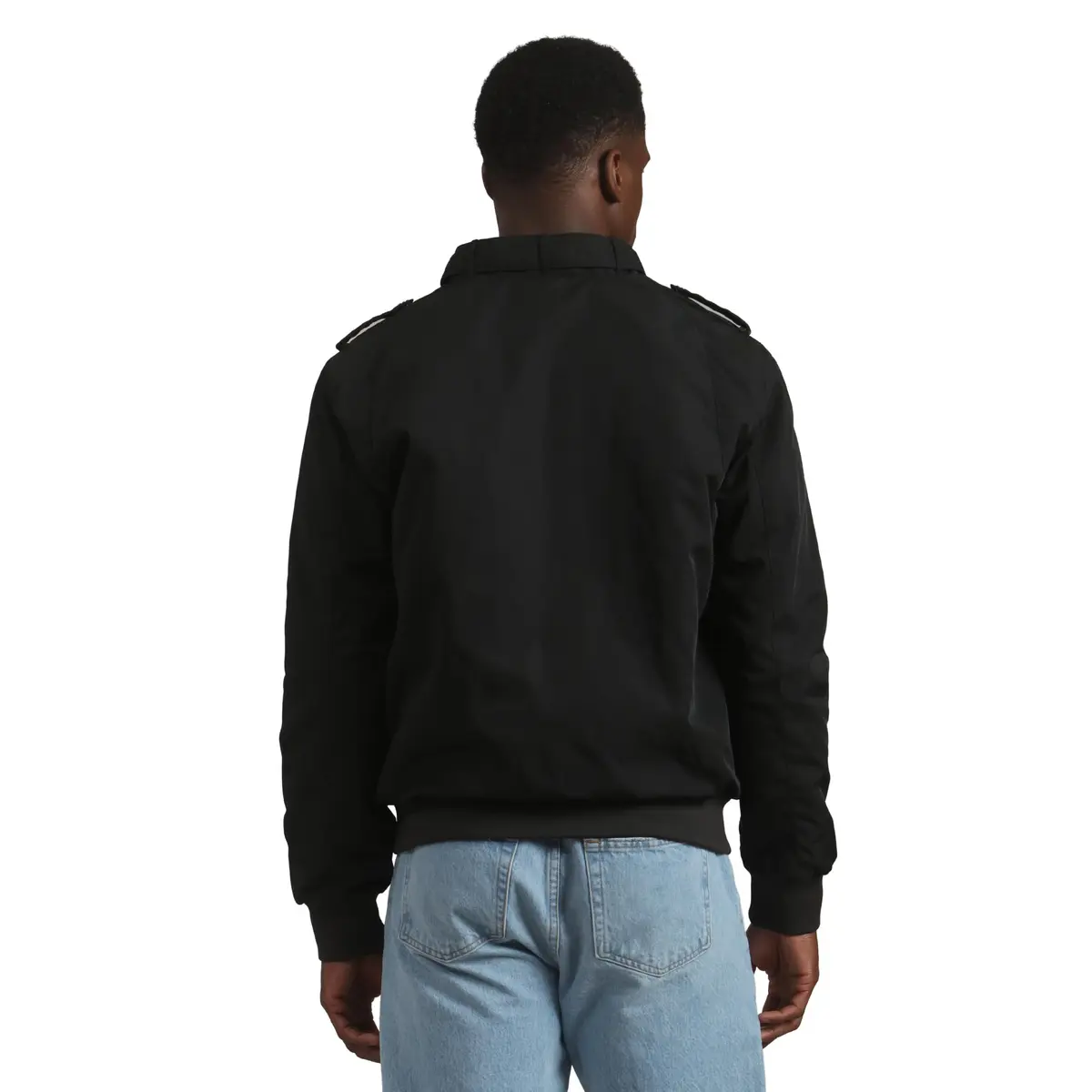 Members Only Men's Iconic Racer Quilted Lining & Slim Fit Jacket (Black, Medium) | Classic Windbreaker for Men - view 5