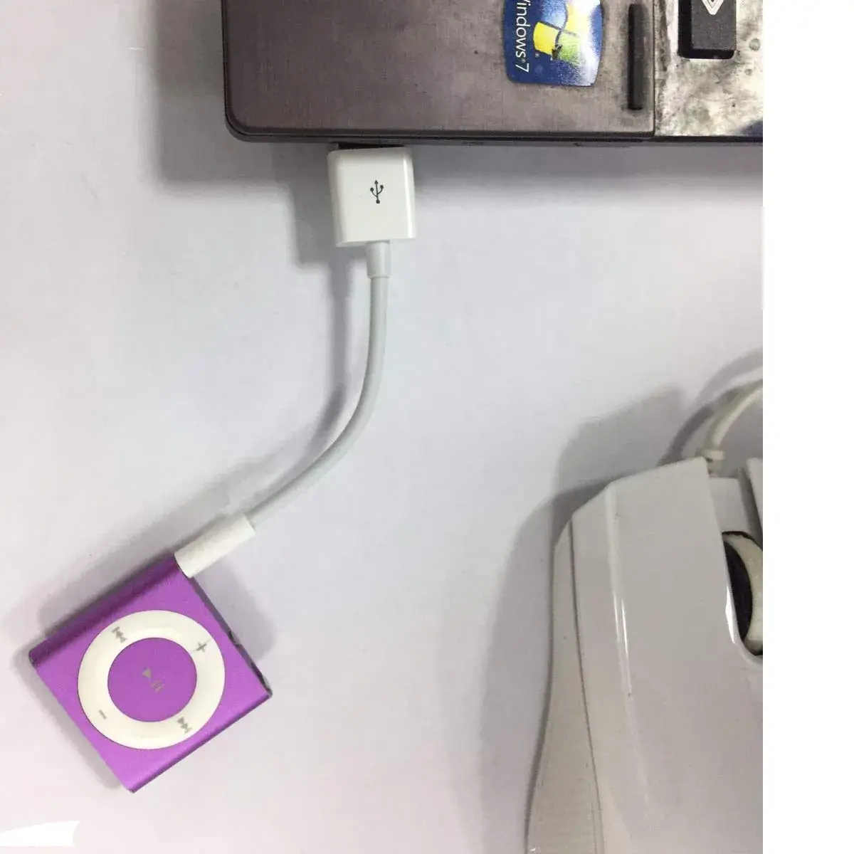 Amicable USB Data Cable for iPod Shuffle 3rd-7th Gen (2-Pack, 10cm) | Sync & Charge - view 6