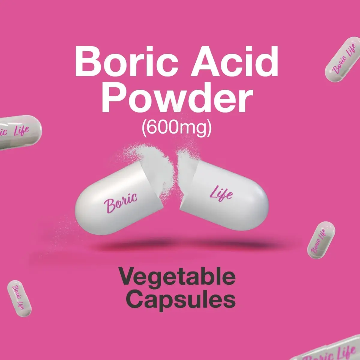 NutraBlast Boric Life Boric Acid Suppositories for Women 600mg, 30 Count | Supports Intimate Health & Odor Control - view 5