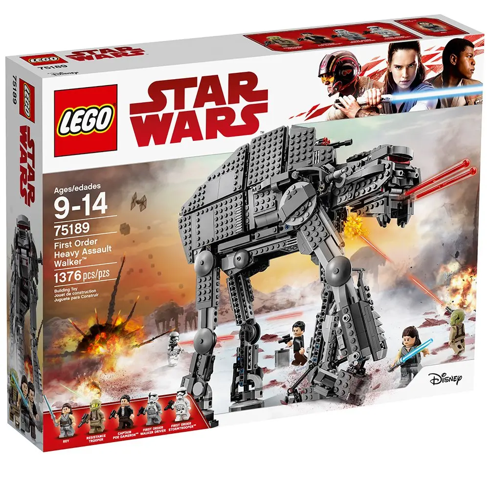 LEGO Star Wars Episode VIII First Order Heavy Assault Walker 75189 | 1376 Pieces, Movie Theme, Plastic - view 6