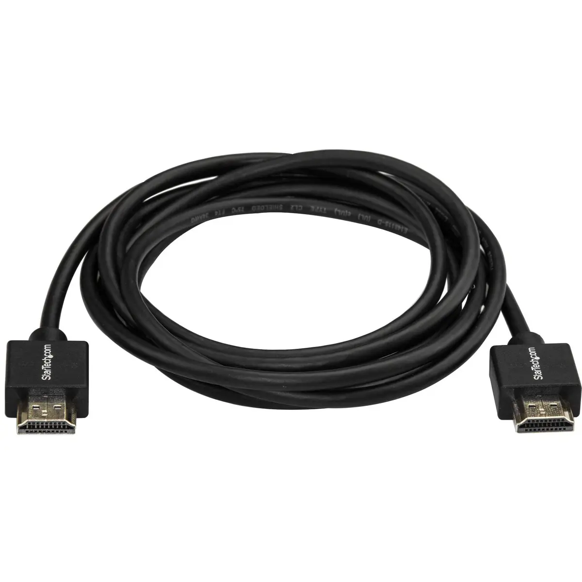 StarTech 6.6ft Slim HDMI 2.0 Cable, 4K 60Hz, HDR10, Male to Male Gripping | High-Speed HDMI with Ethernet, 4K@60Hz, HDR10, 32 Ch Audio - view 4