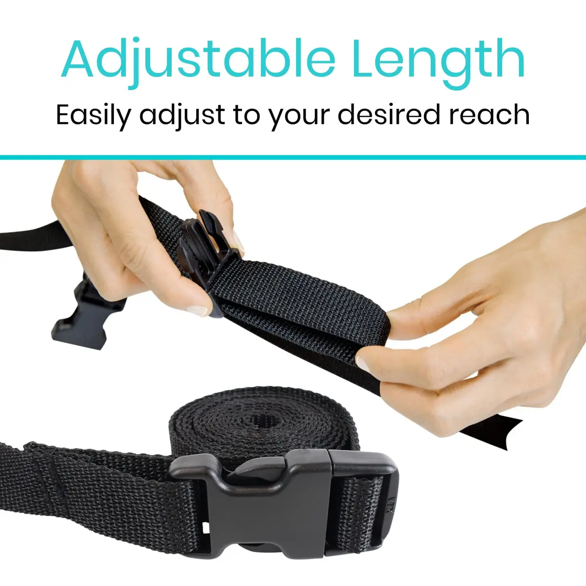Vive Bed Ladder Assist - Pull Up Assist Device with Handle Strap Rope for Safe Mobility Support in India - view 8